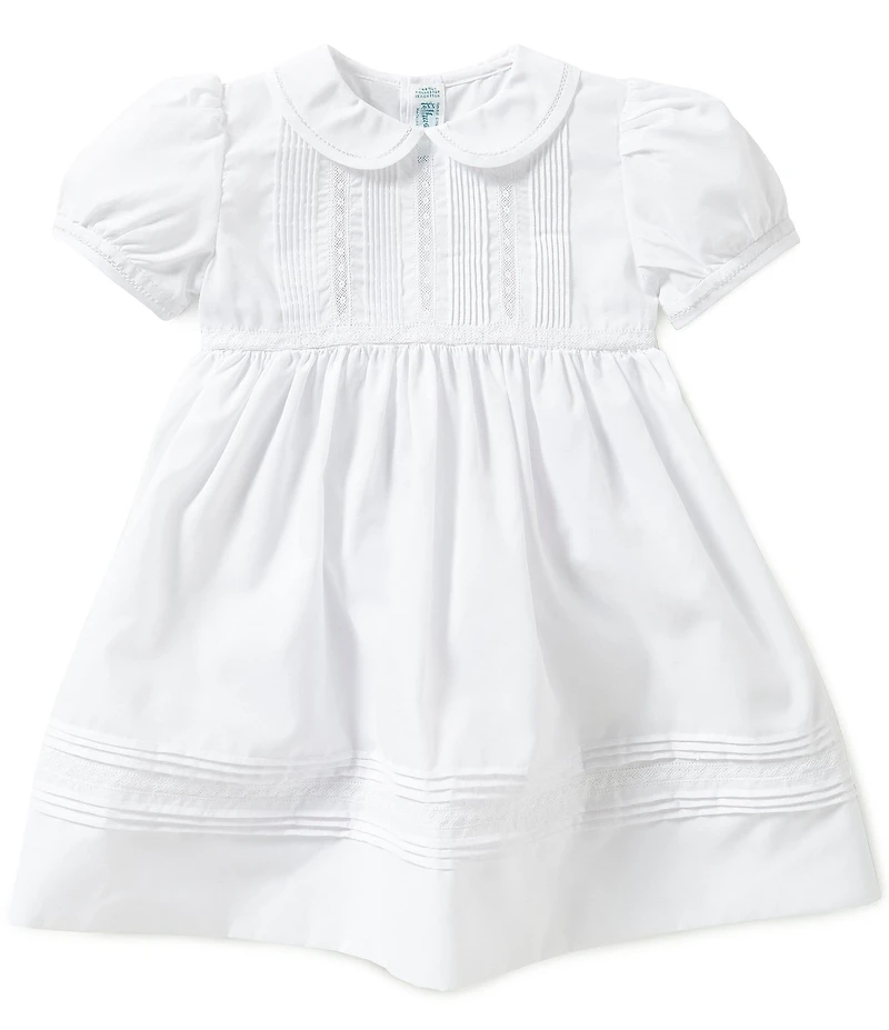 Feltman Brothers Baby Girls Pintuck And Lace Dress