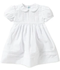Feltman Brothers Baby Girls Pintuck And Lace Dress