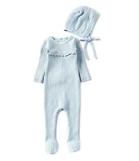 Feltman Brothers Baby Girls Scallop Rib Coverall