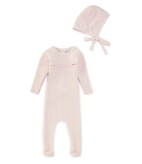 Feltman Brothers Baby Girls Scallop Rib Coverall