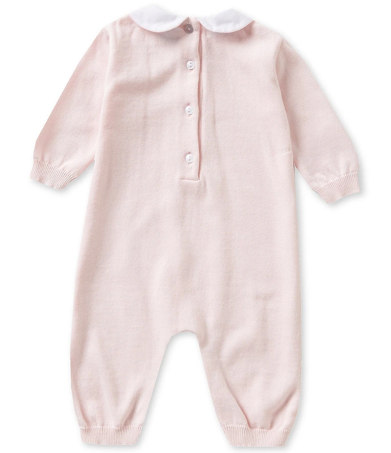 Feltman Brothers Baby Girls Knit Coverall and Hat Set