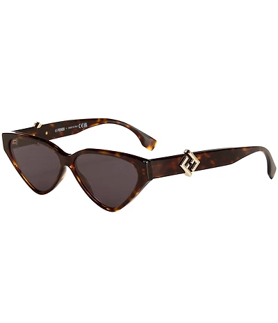FENDI FF Diamonds Women's 57mm Cat Eye Sunglasses