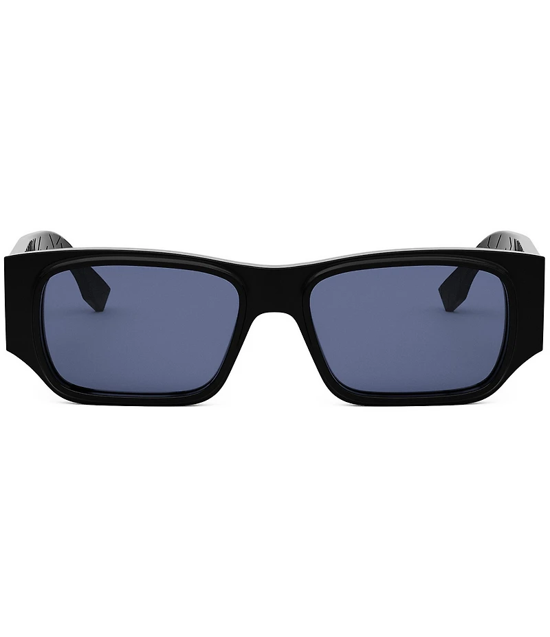 FENDI Men's FF Squared 54mm Rectangle Sunglasses