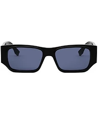 FENDI Men's FF Squared 54mm Rectangle Sunglasses