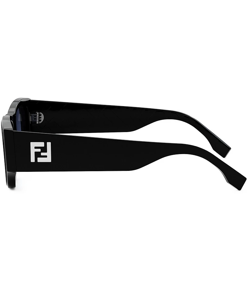 FENDI Men's FF Squared 54mm Rectangle Sunglasses