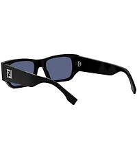 FENDI Men's FF Squared 54mm Rectangle Sunglasses