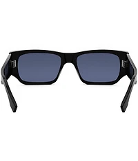 FENDI Men's FF Squared 54mm Rectangle Sunglasses