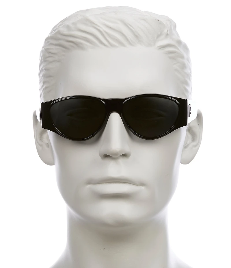 FENDI Men's FF Squared 55mm Geometric Sunglasses
