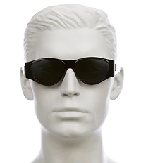 FENDI Men's FF Squared 55mm Geometric Sunglasses