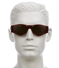FENDI Men's FF Squared 55mm Geometric Sunglasses