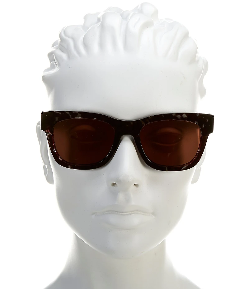 FENDI Unisex Diagonal 52mm Square Sunglasses