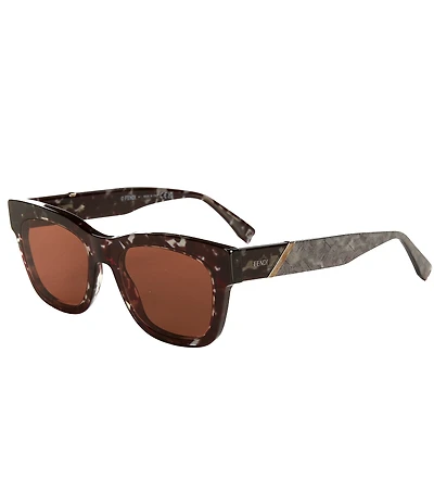 FENDI Unisex Diagonal 52mm Square Sunglasses