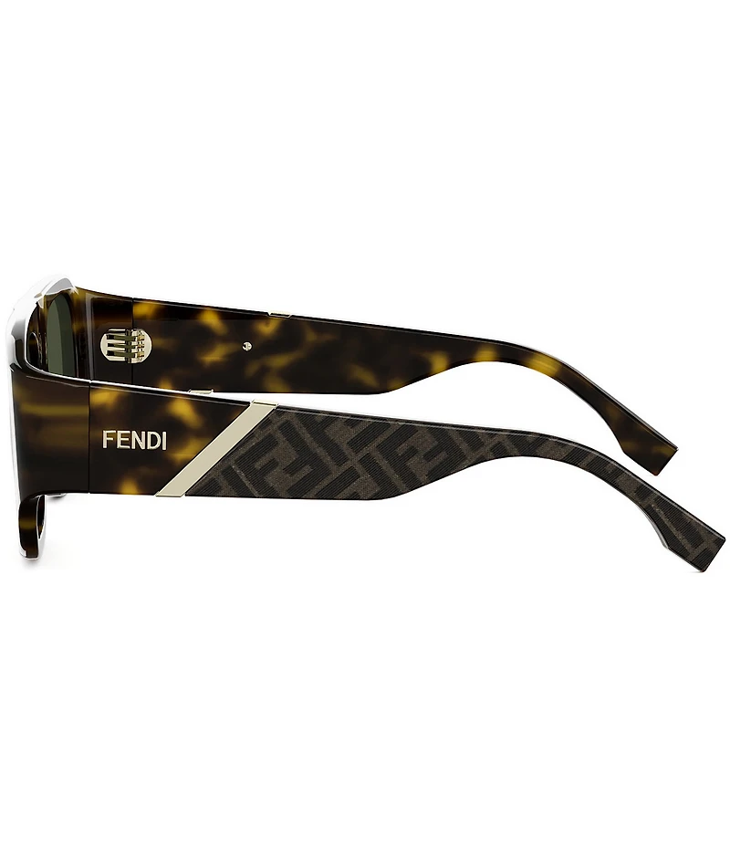 FENDI Unisex Diagonal 54mm Square Sunglasses