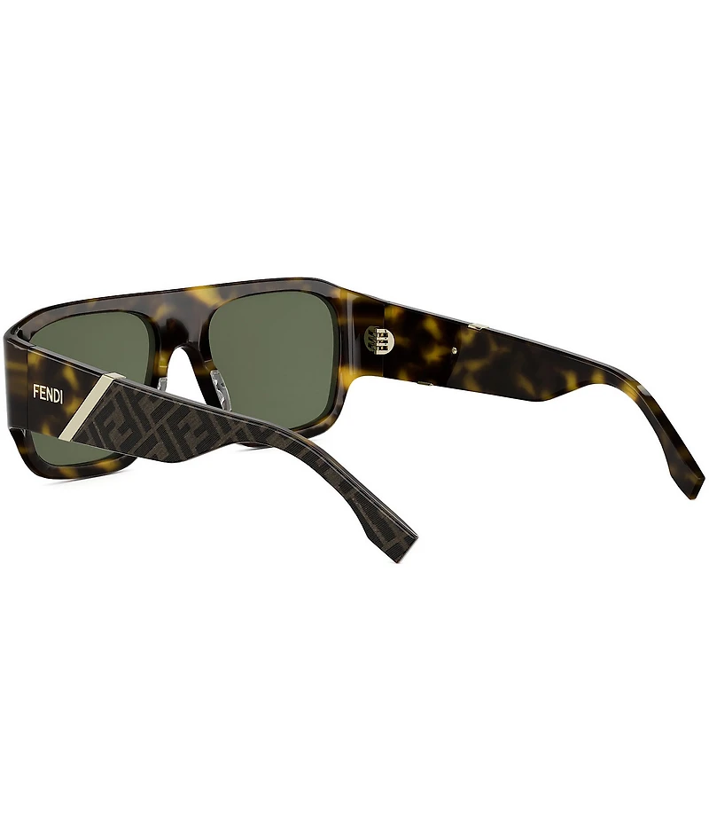 FENDI Unisex Diagonal 54mm Square Sunglasses