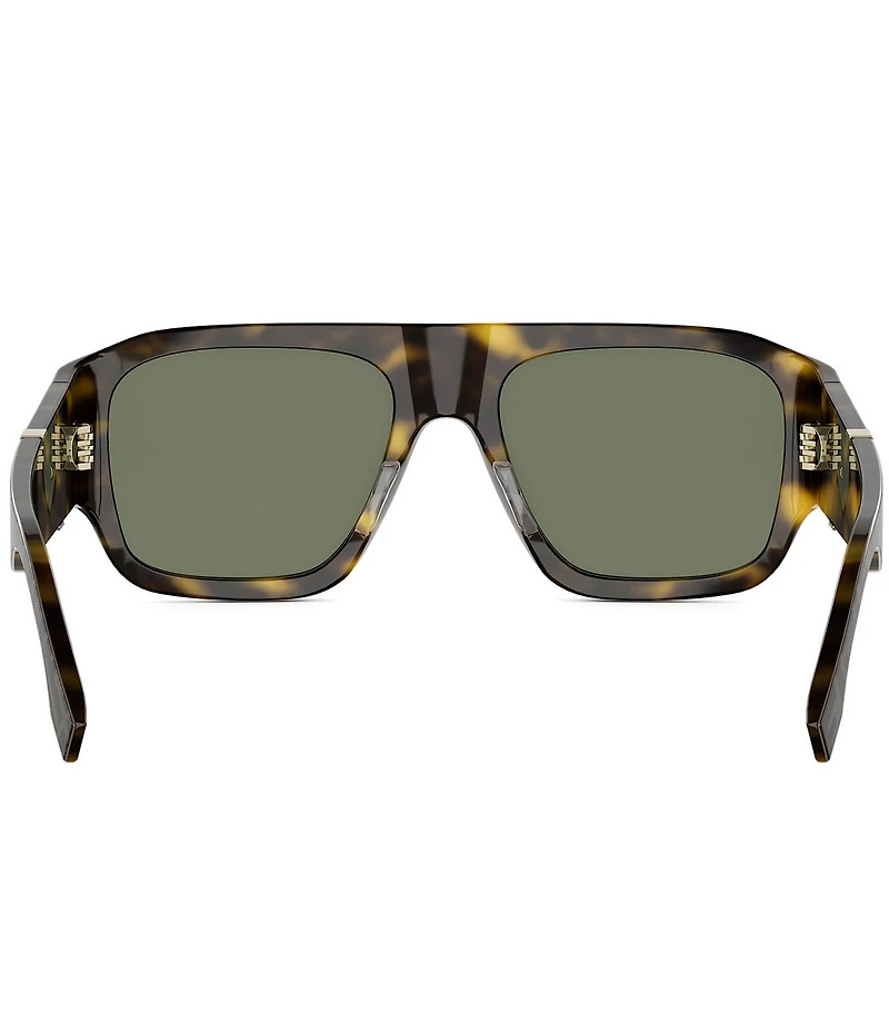 FENDI Unisex Diagonal 54mm Square Sunglasses