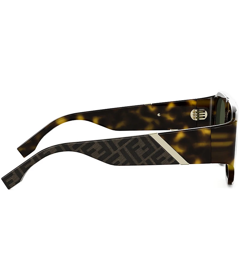 FENDI Unisex Diagonal 54mm Square Sunglasses