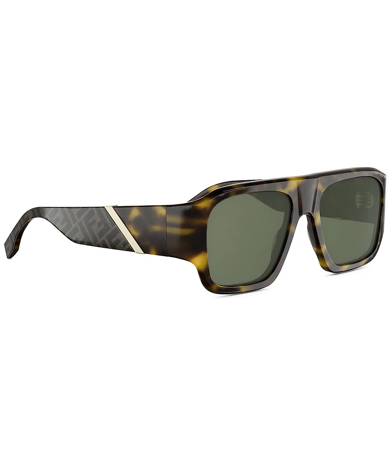 FENDI Unisex Diagonal 54mm Square Sunglasses