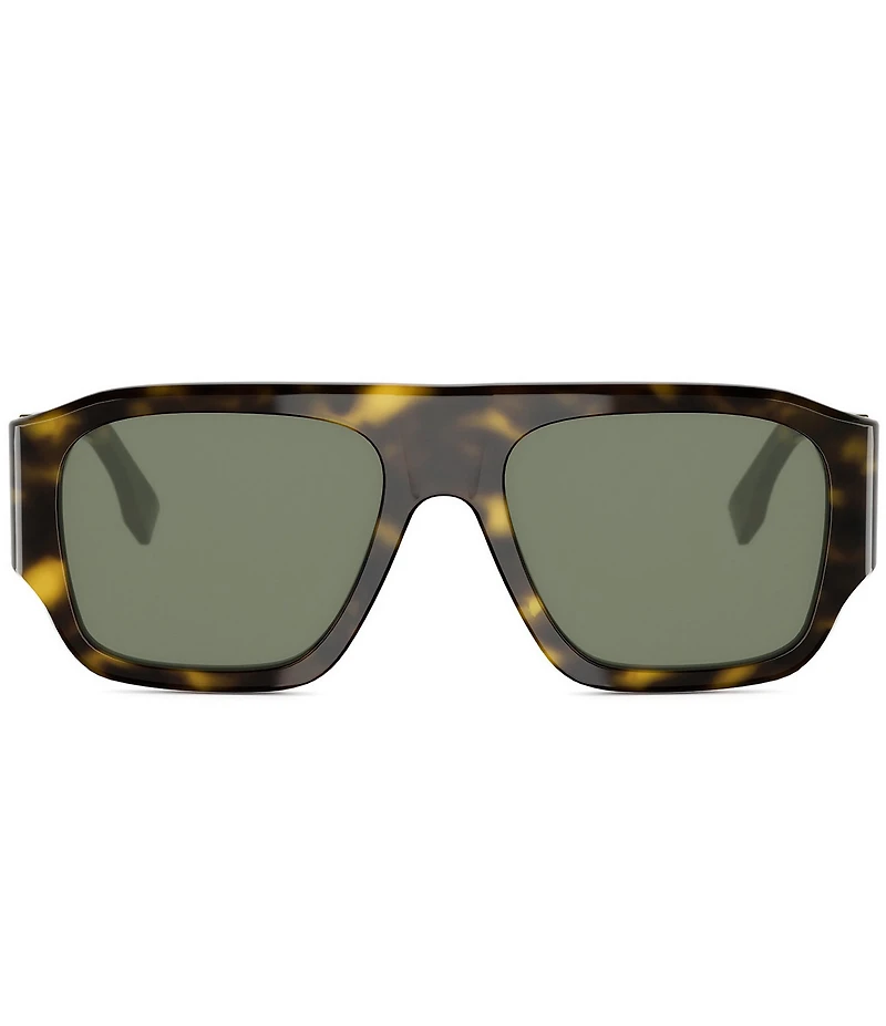 FENDI Unisex Diagonal 54mm Square Sunglasses