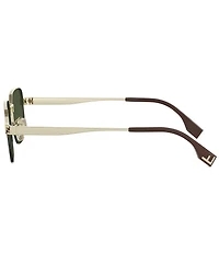 FENDI Unisex FENDI Sky 54mm Geometric Sunglasses