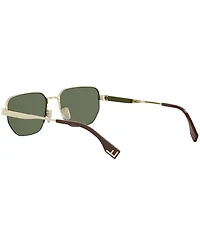 FENDI Unisex FENDI Sky 54mm Geometric Sunglasses