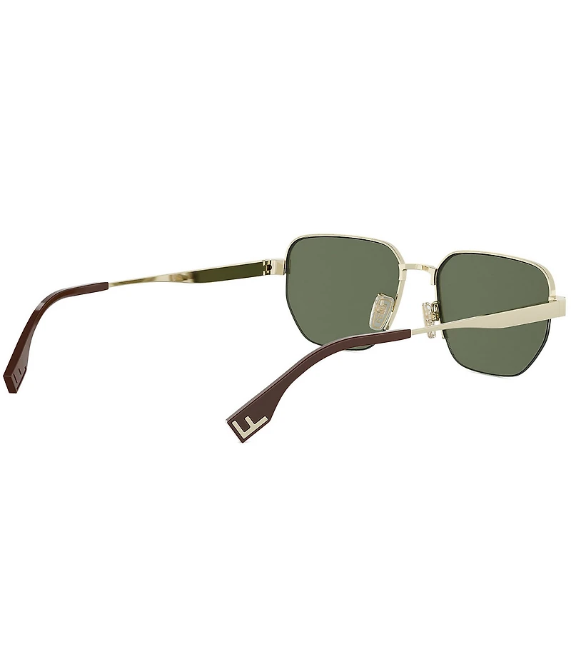 FENDI Unisex FENDI Sky 54mm Geometric Sunglasses