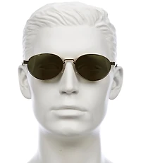 FENDI Unisex Fendi Sky 55mm Oval Mirrored Sunglasses