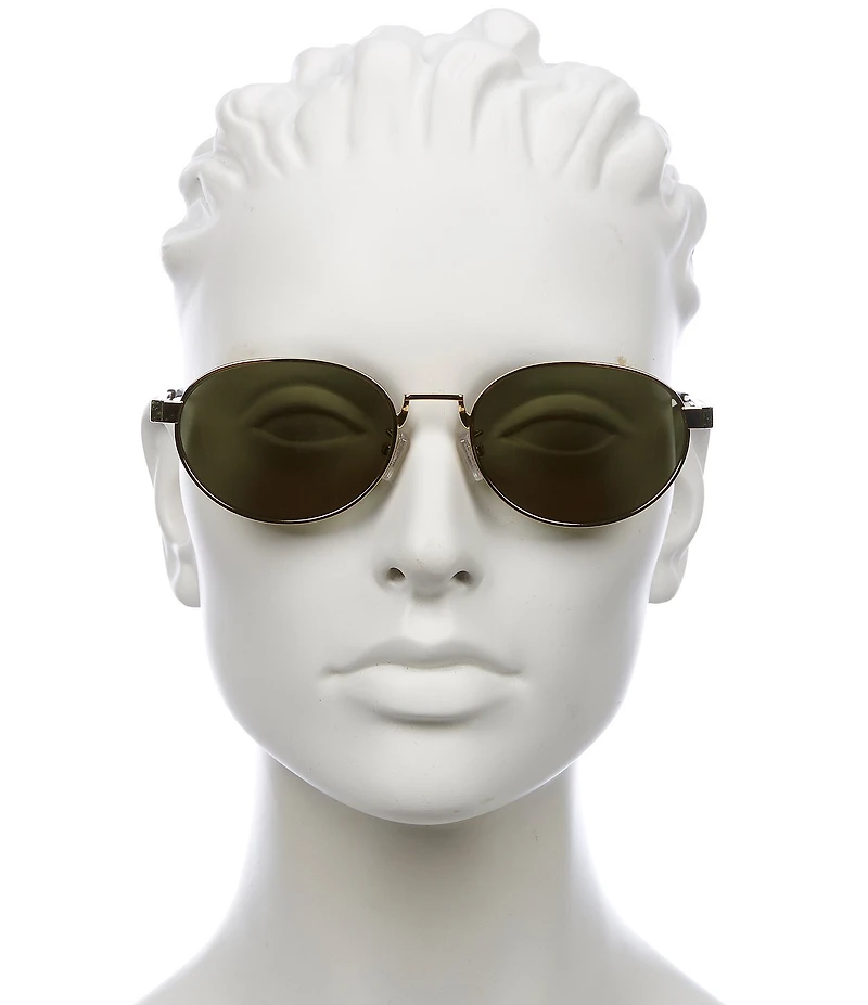 FENDI Unisex Fendi Sky 55mm Oval Mirrored Sunglasses
