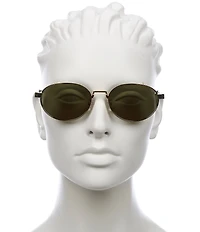 FENDI Unisex Fendi Sky 55mm Oval Mirrored Sunglasses