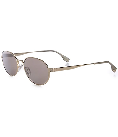 FENDI Unisex Fendi Sky 55mm Oval Mirrored Sunglasses
