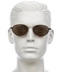 FENDI Unisex Fendi Sky 55mm Oval Mirrored Sunglasses