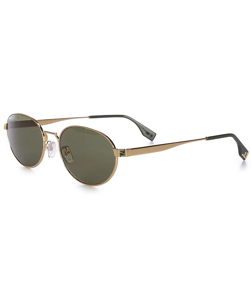 FENDI Unisex Fendi Sky 55mm Oval Mirrored Sunglasses