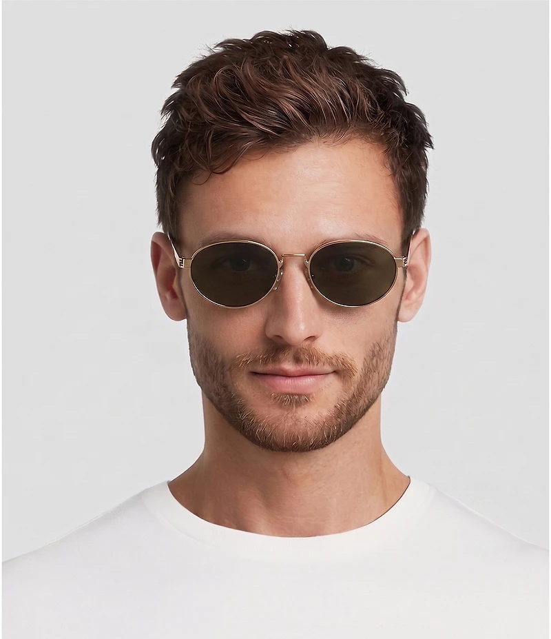 FENDI Unisex Fendi Sky 55mm Oval Mirrored Sunglasses