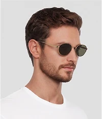 FENDI Unisex Fendi Sky 55mm Oval Mirrored Sunglasses