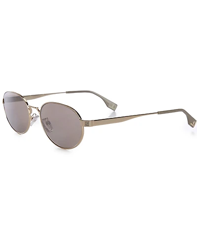 FENDI Unisex Fendi Sky 55mm Oval Mirrored Sunglasses