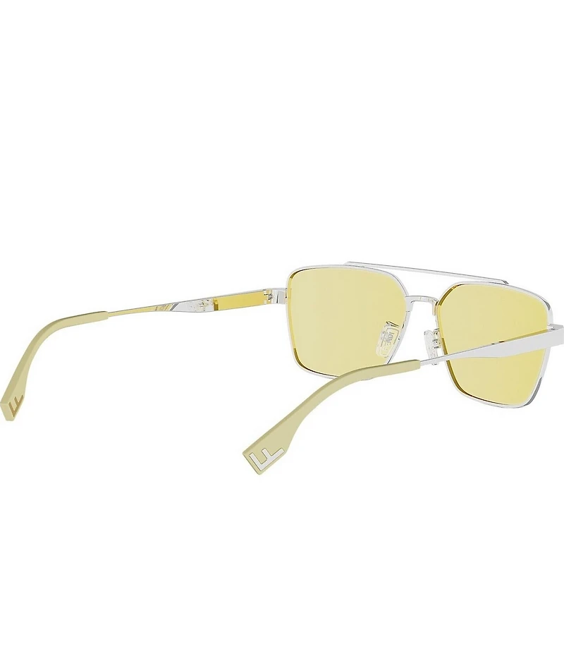 FENDI Unisex FENDI Sky 57mm Geometric Sunglasses