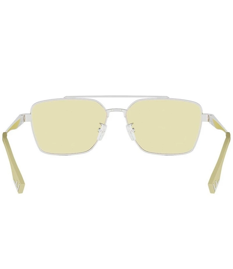 FENDI Unisex FENDI Sky 57mm Geometric Sunglasses