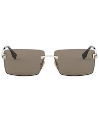 FENDI Unisex FENDI Sky 60mm Rectangle Sunglasses