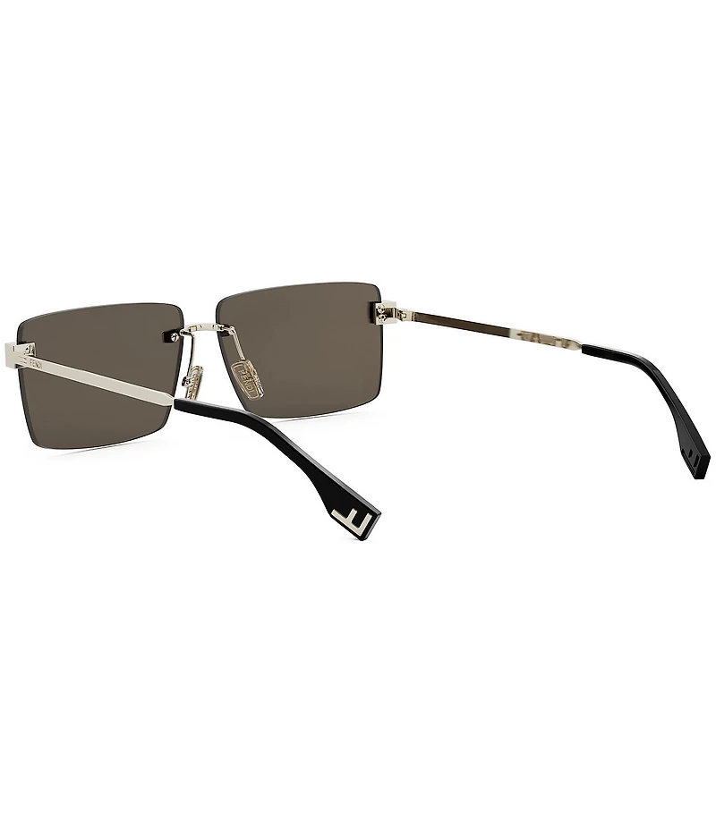 FENDI Unisex FENDI Sky 60mm Rectangle Sunglasses