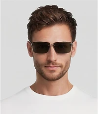 FENDI Unisex FENDI Sky 60mm Rectangle Sunglasses