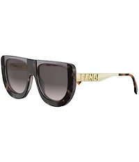 FENDI Unisex Fendigraphy 53mm Shield Sunglasses