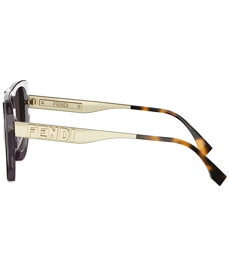FENDI Unisex Fendigraphy 53mm Shield Sunglasses