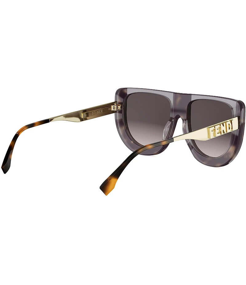 FENDI Unisex Fendigraphy 53mm Shield Sunglasses