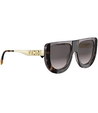 FENDI Unisex Fendigraphy 53mm Shield Sunglasses