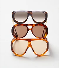 FENDI Unisex Fendigraphy 53mm Shield Sunglasses