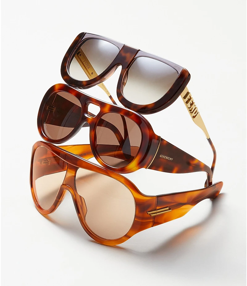 FENDI Unisex Fendigraphy 53mm Shield Sunglasses