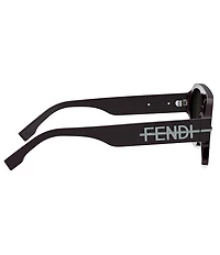 FENDI Unisex Fendigraphy 55mm Square Sunglasses