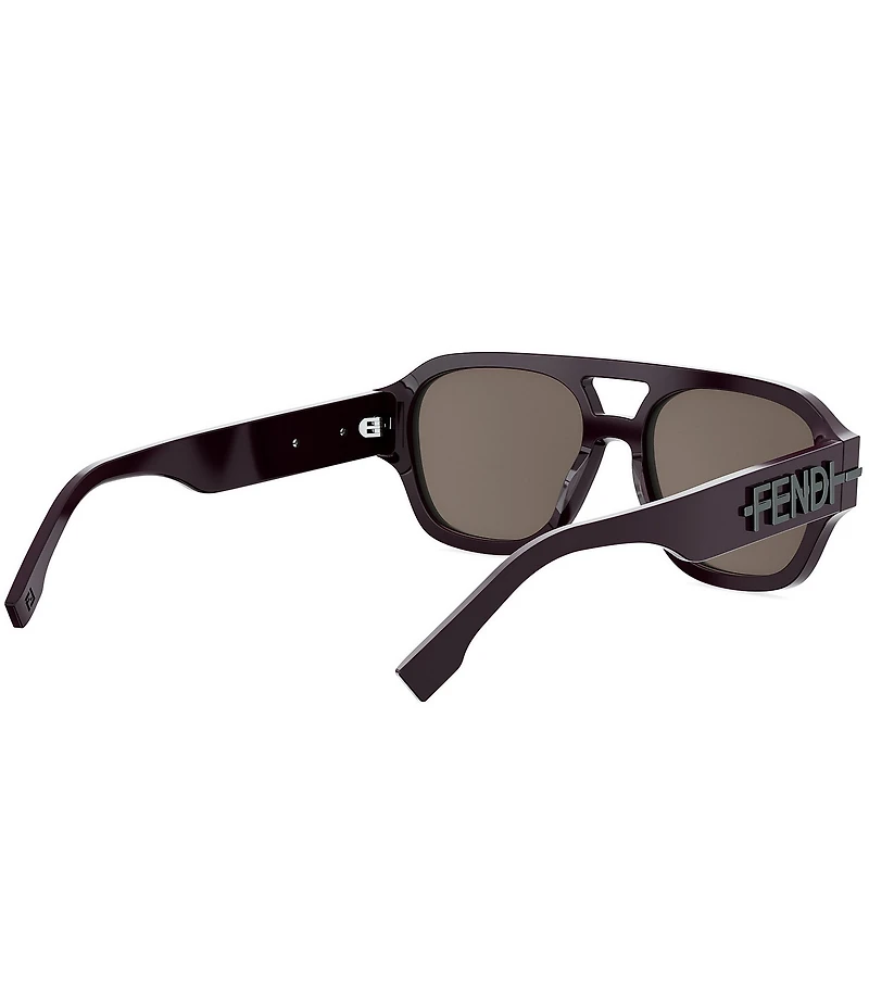 FENDI Unisex Fendigraphy 55mm Square Sunglasses