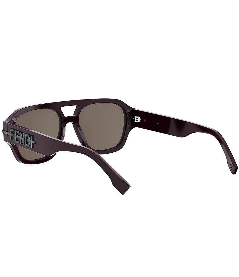 FENDI Unisex Fendigraphy 55mm Square Sunglasses