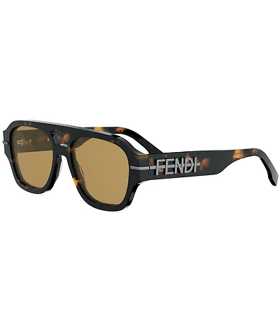 FENDI Unisex Fendigraphy 55mm Square Sunglasses