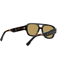 FENDI Unisex Fendigraphy 55mm Square Sunglasses